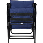 FOLDING GARDEN CHAIR 59X66X45/90CM WITH NAVY BLUE CUSHION Home and Garden/Garden Your Sports Performance