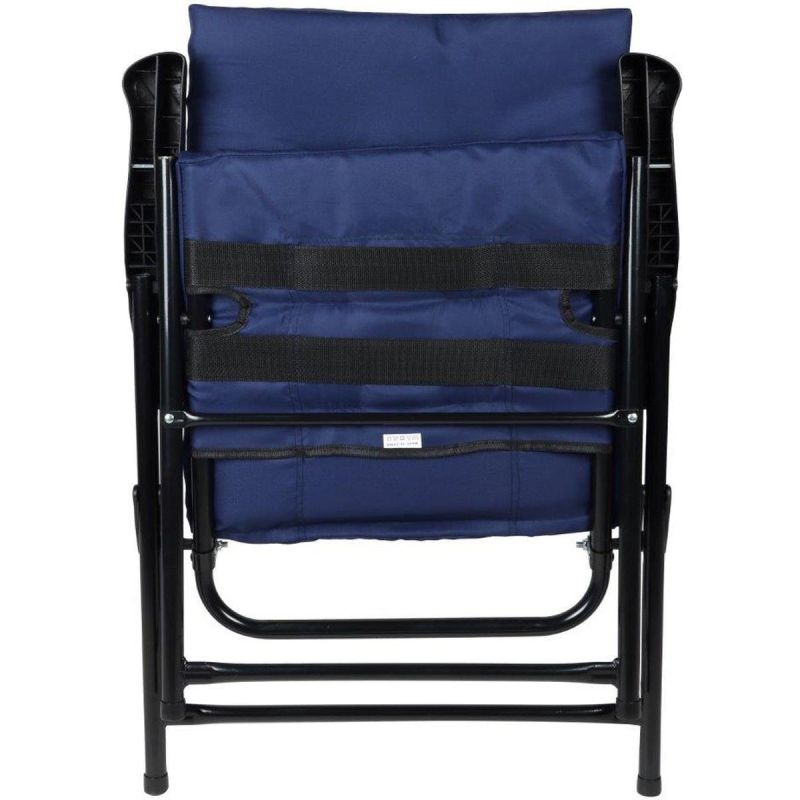FOLDING GARDEN CHAIR 59X66X45/90CM WITH NAVY BLUE CUSHION Home and Garden/Garden Your Sports Performance