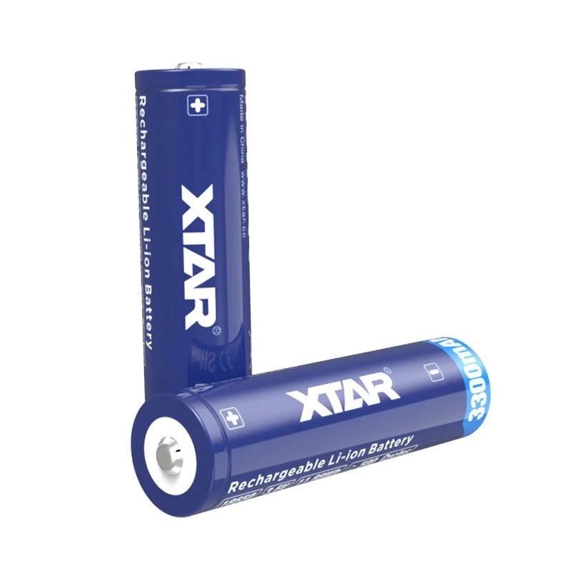XTAR BATTERY 18650 3.6V 3300MAH LI-ION WITH PROTECTION 18650-3300 Baterie, akumulatorki i ładowarki/Akumulatorki Your Sports Performance