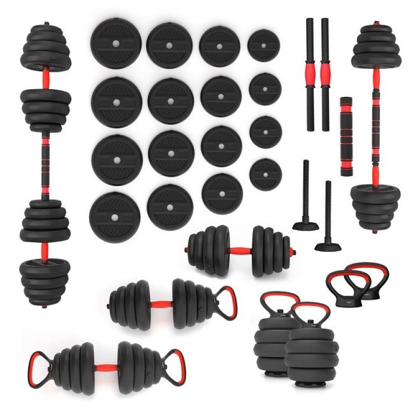HMS SGN130 6-in-1 weight set (barbell, dumbbells and kettlebell) 30kg In preparation Your Sports Performance
