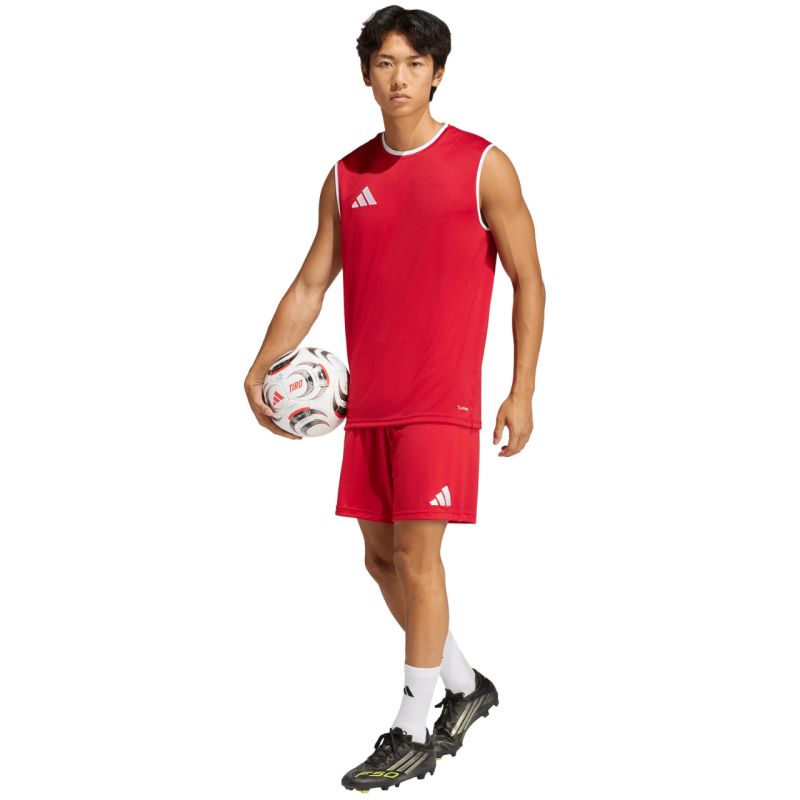 adidas Entrada 26 Sleeveless Jersey Men's T-Shirt Red KB3932