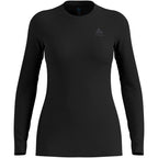 ODLO Merino 160 BL Top Crew Neck Women's T-Shirt L/S Size S Black Odzież militarna/Bielizna termoaktywna Your Sports Performance