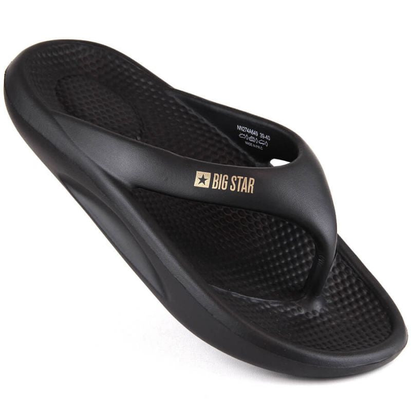 Big Star W NN274A649 flip-flops, black Footwear/Outdoor/Big Star Your Sports Performance