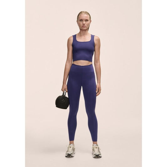 Casall Edge High Waist Tights Women's Purple Leggings - M Siłownia i fitness/Spodnie Your Sports Performance