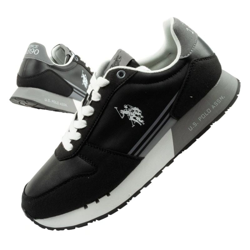 US Polo Assn sports shoes sneakers men's fashionable comfortable black Your Sports Performance