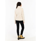 Women’s full-zip fleece jacket PROTEST RIRI white