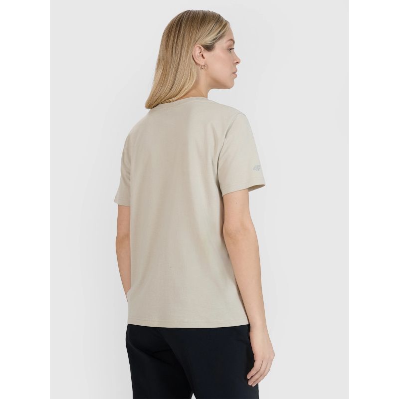 Women's oversize printed T-shirt 4F 4FWSS25TTSHF1994-83S *Kategoria tymczasowa Your Sports Performance