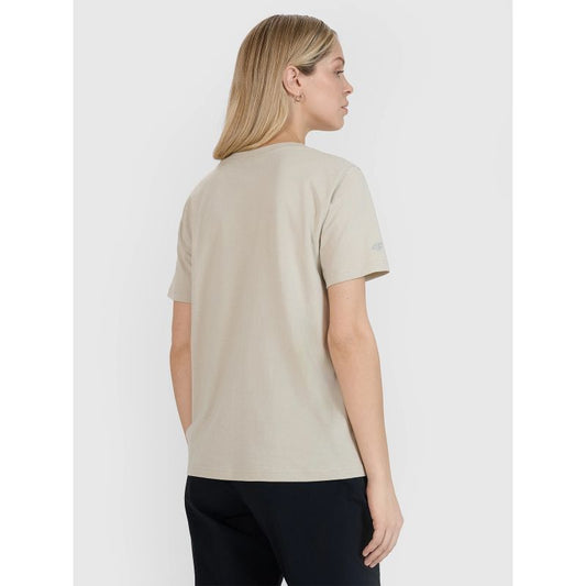 Women's oversize printed T-shirt 4F 4FWSS25TTSHF1994-83S *Kategoria tymczasowa Your Sports Performance