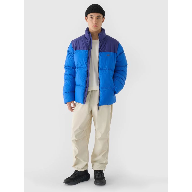 Men's winter down jacket with synthetic filling 4F 4FWAW24TDJAM485-36S *Kategoria tymczasowa Your Sports Performance
