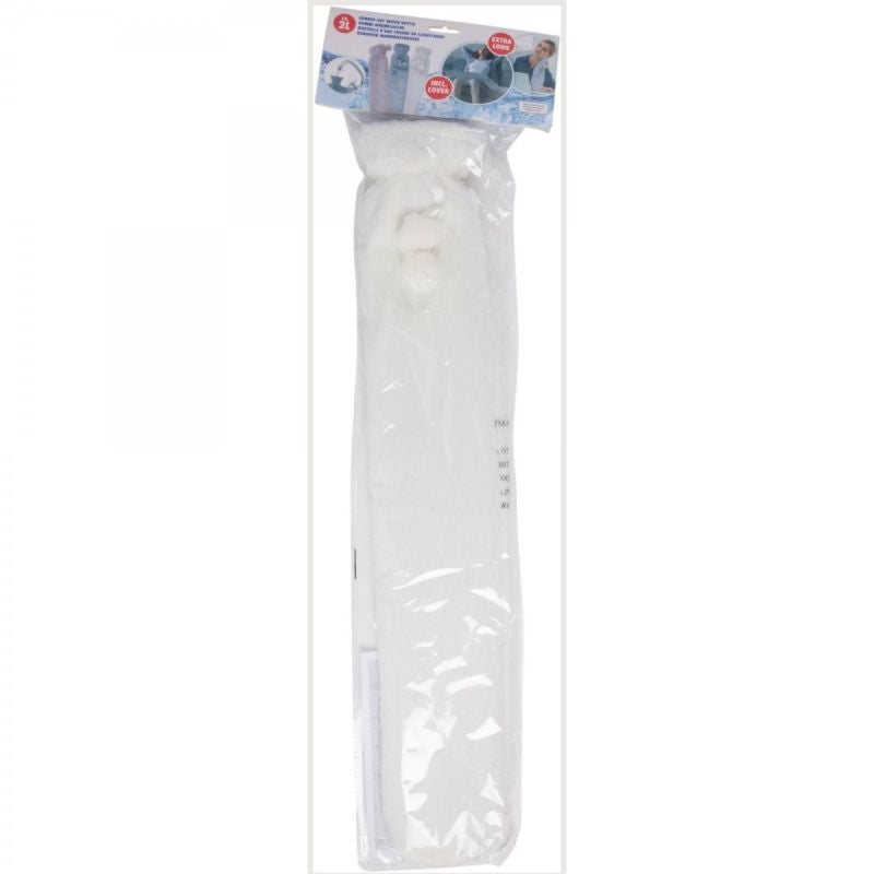RUBBER HOT WATER BOTTLE IN ALPINA COVER 2L WHITE Home and Garden/Equipment Your Sports Performance