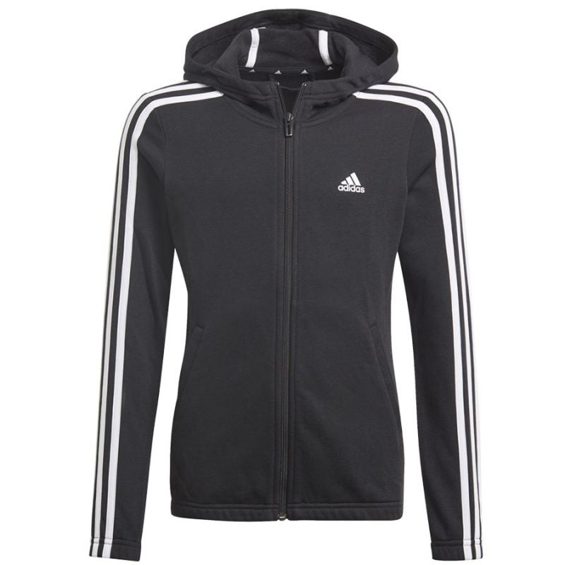 Adidas Essentials 3S Full-zip Hoodie Jr GQ8356 Clothing/Lifestyle Adidas