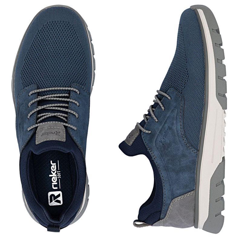 Men's navy blue shoes Rieker B9352-14 To be categorized Your Sports Performance