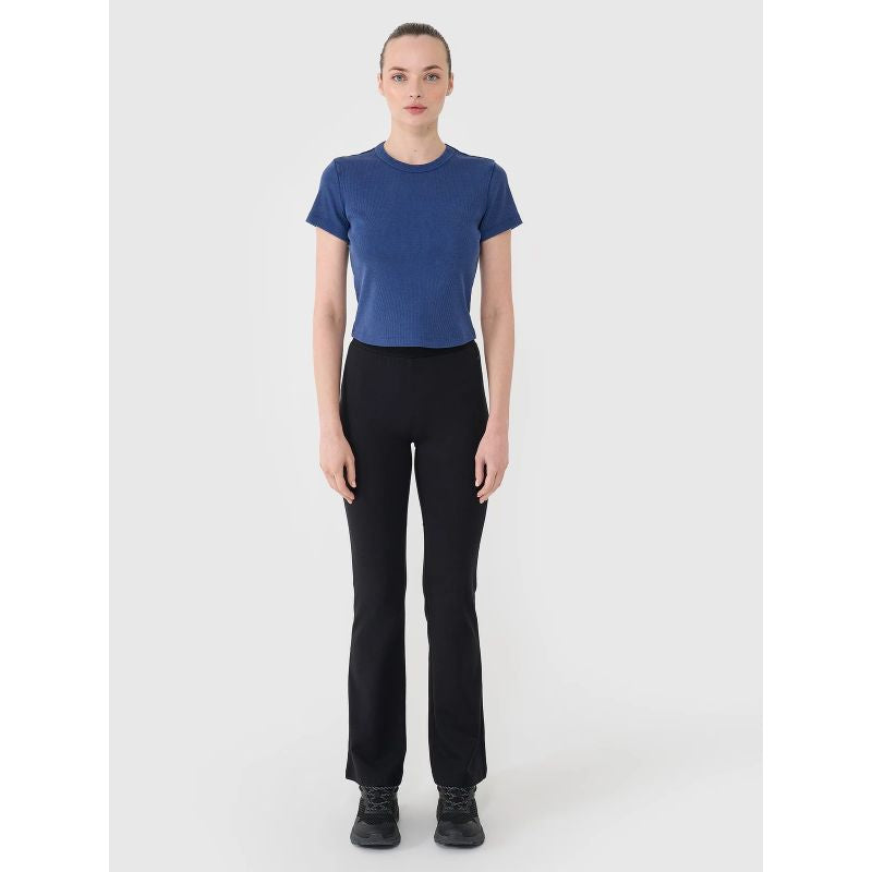 Women's slim ribbed t-shirt 4F 4FRSS25TTSHF2696-31S *Kategoria tymczasowa Your Sports Performance