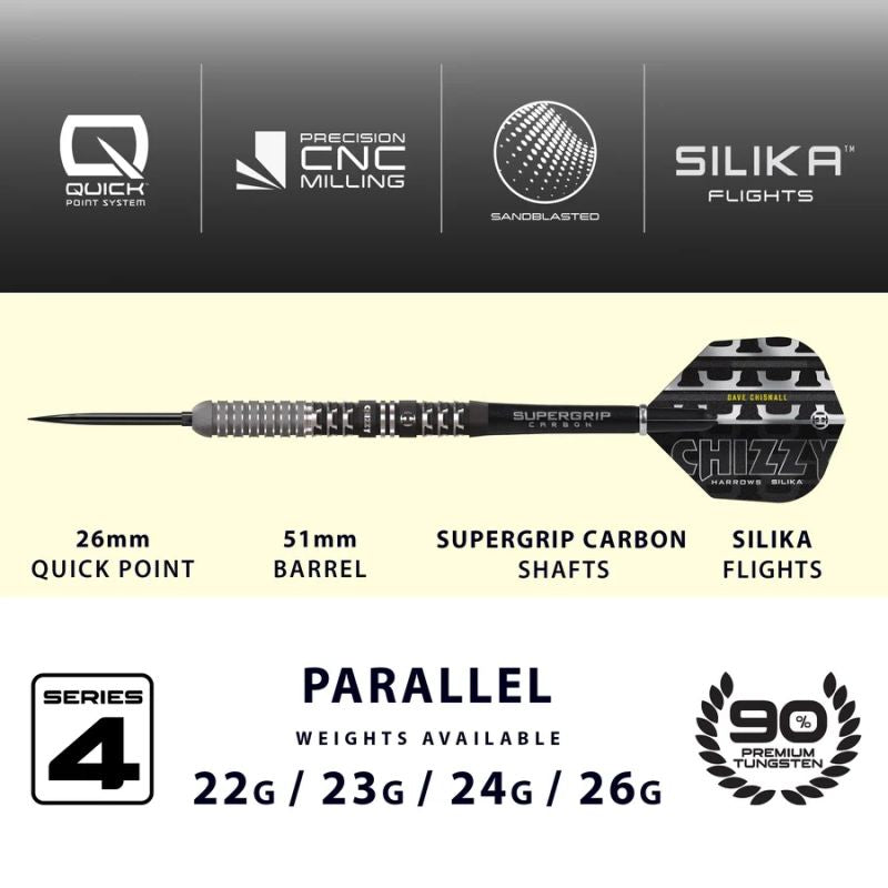 Harrows CHIZZY SERIES 4 90% steeltip darts In preparation Your Sports Performance