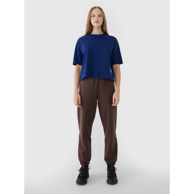 Women's oversize printed T-shirt 4F 4FWSS25TTSHF1971-30S *Kategoria tymczasowa Your Sports Performance