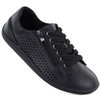 Women's leather barefoot shoes, openwork, black, Gino Fabiani OL38-6 Gino Fabiani