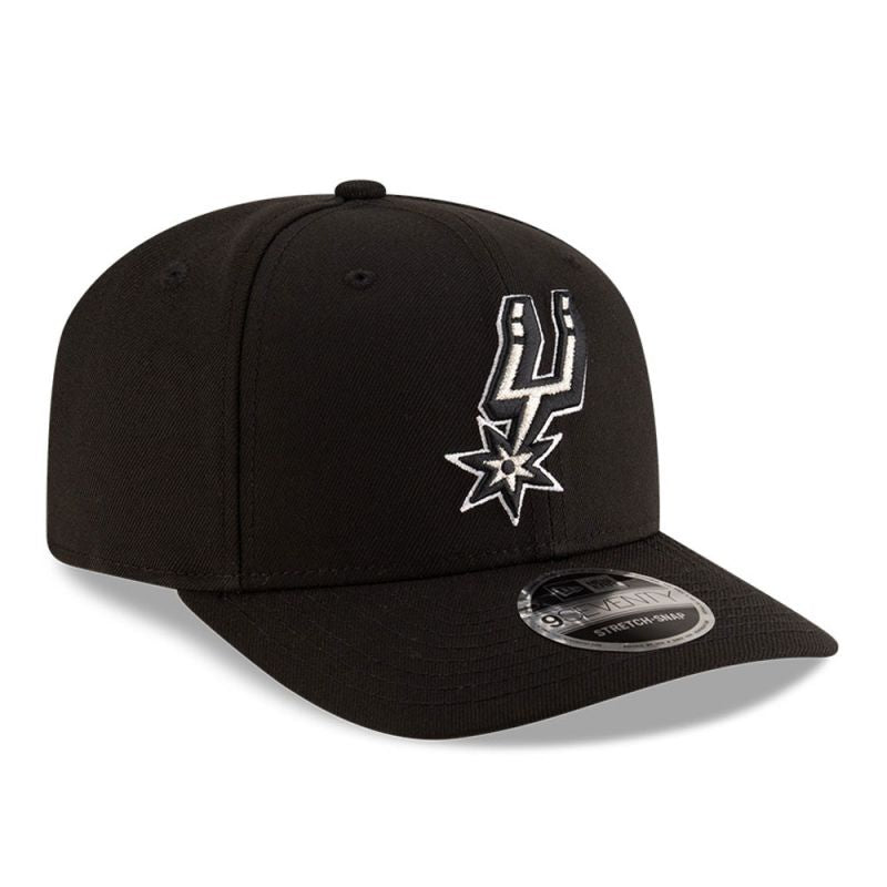 New Era 9SEVENTY San Antonio Spurs NBA Team Black Stretch Snapback Cap - 60755445 Odzież/Czapki/Czapki z daszkiem Your Sports Performance