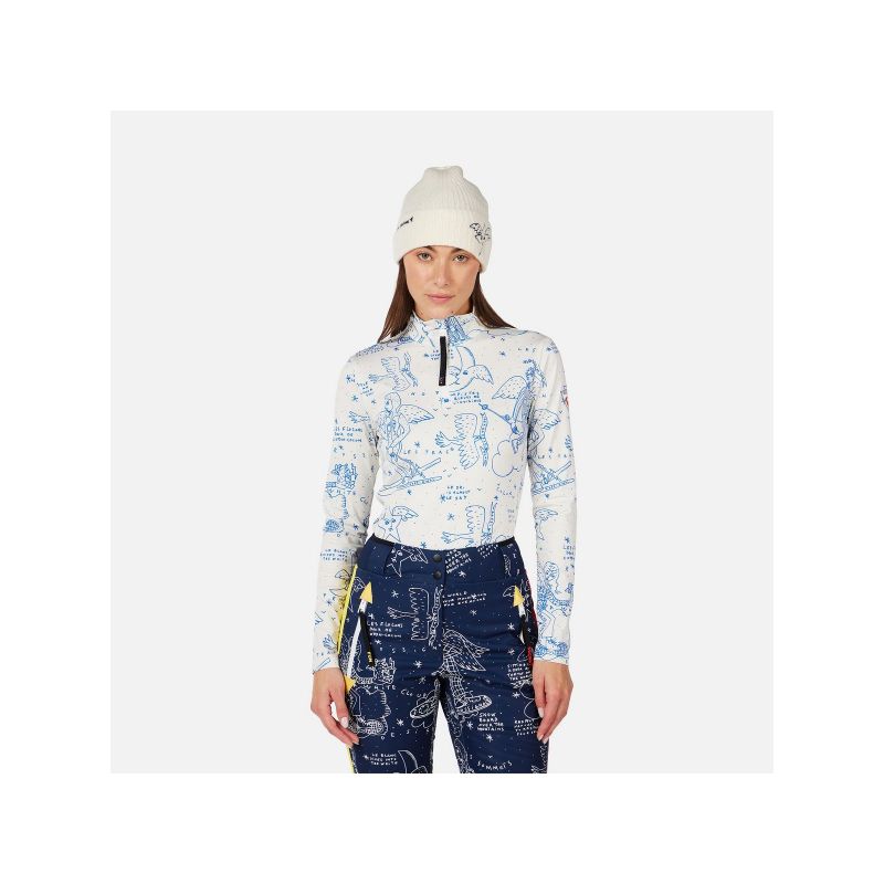 ROSSIGNOL W JCC BOOSTER HZ women's sweatshirt white