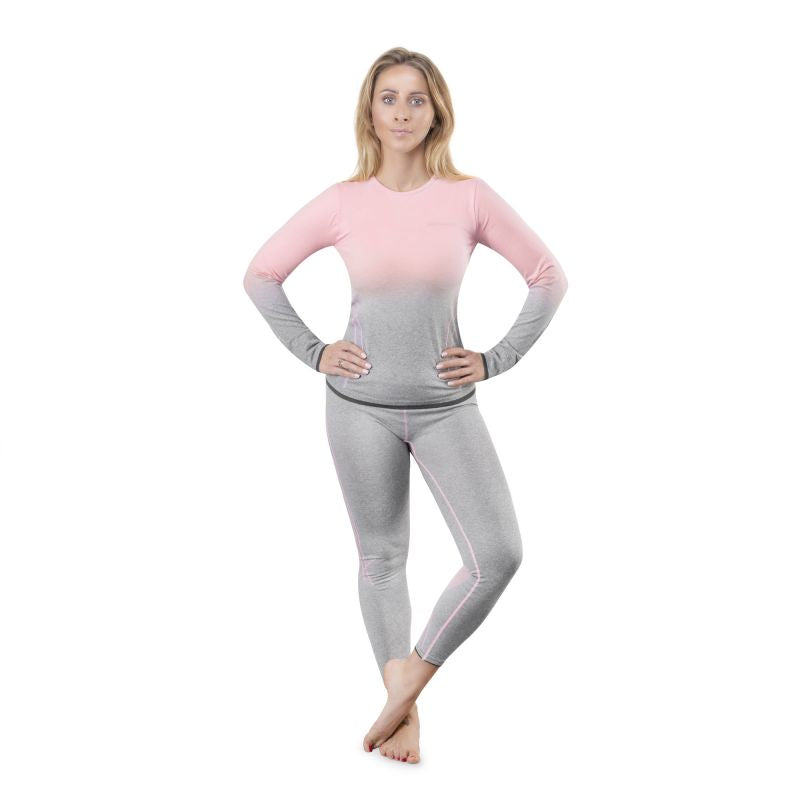Thermoactive underwear Spokey Flora Set Lady Termo SM VT W 6114300000 gray and pink Clothing/Outdoor/Alpinus Your Sports Performance