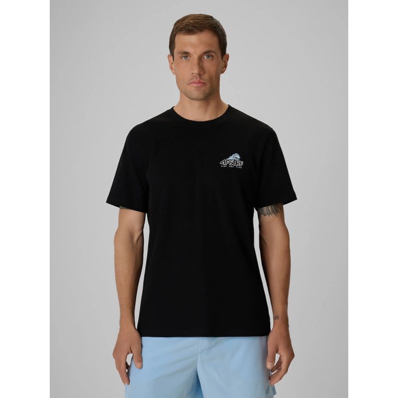 Men's regular printed T-shirt 4F 4FRSS26TTSHM4299-20S