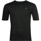Odlo BL TOP crew neck s/s ACTIVE WARM ECO men's t-shirt size M Black Odzież militarna/Bielizna termoaktywna Your Sports Performance