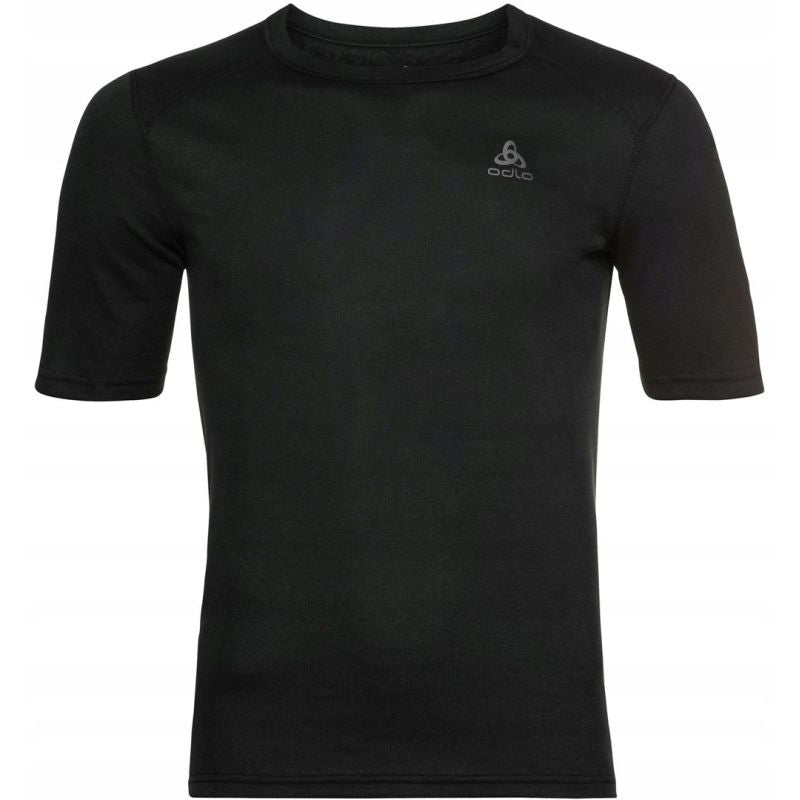 Odlo BL TOP crew neck s/s ACTIVE WARM ECO men's t-shirt size M Black Odzież militarna/Bielizna termoaktywna Your Sports Performance