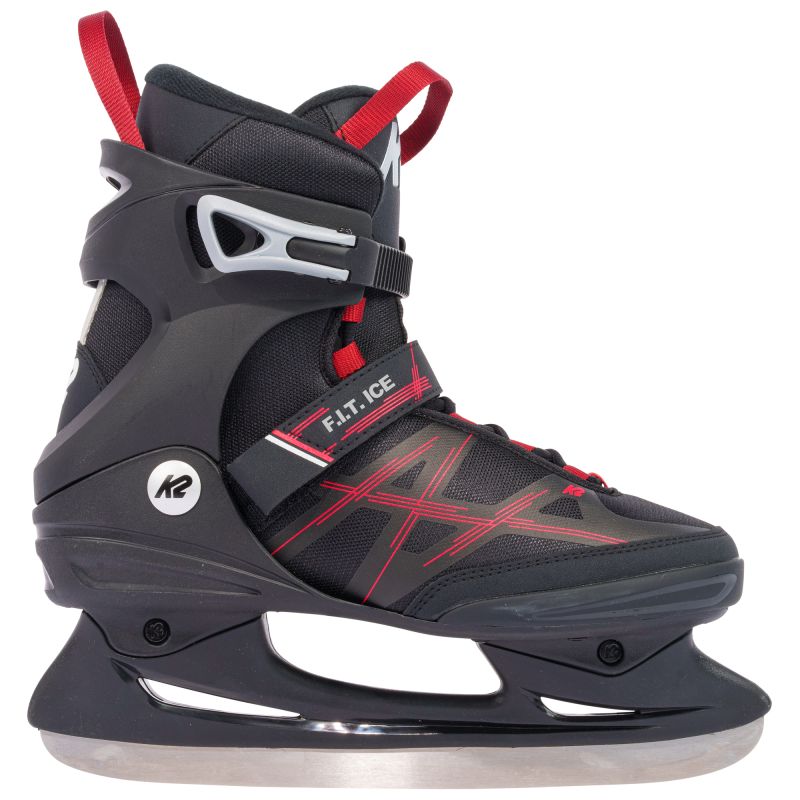 K2 F.I.T. ICE Men’s Ice Skates black_red