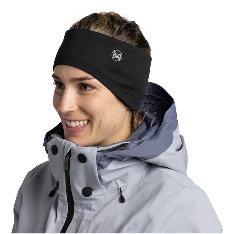 BUFF WINDPROOF HEADBAND SOLID P BLACK S/M Headband