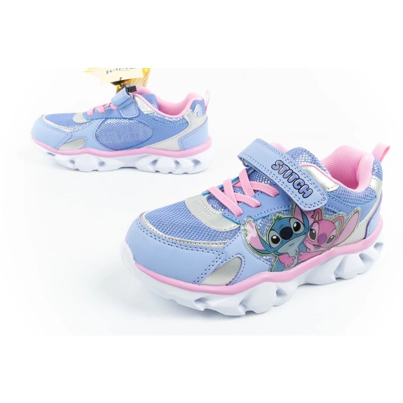 Leomil Stitch children's sports shoes, lightweight sneakers with Velcro LED In preparation Your Sports Performance