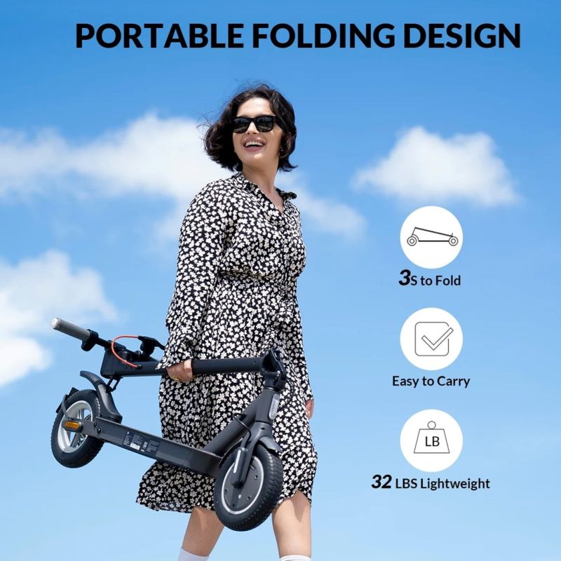 Invanti ES09 (V30 Pro) Electric Scooter 350W 30-35km Skating/Hulajnogi elektryczne Your Sports Performance