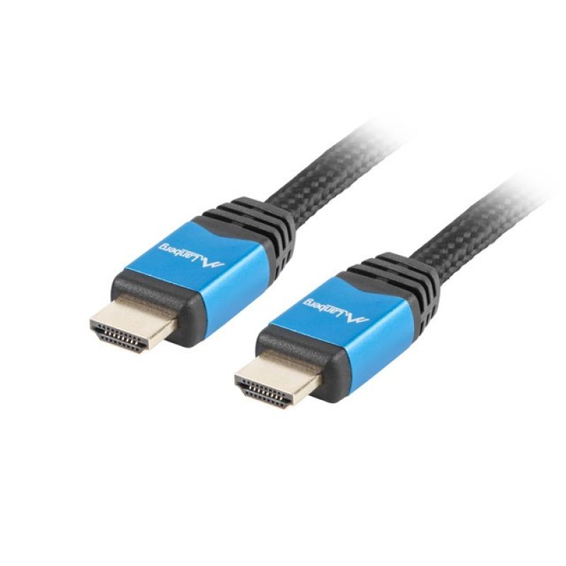 Lanberg Premium CA-HDMI-20CU-0018-BL cable (HDMI M - HDMI M; 1.8m; black) Kable i adaptery/Kable HDMI Your Sports Performance