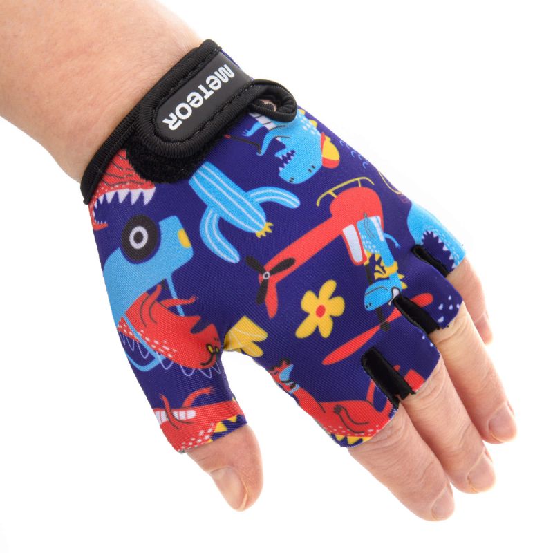 Meteor Kids Dino cars Jr 17391 cycling gloves size M Accessories/Gloves Your Sports Performance