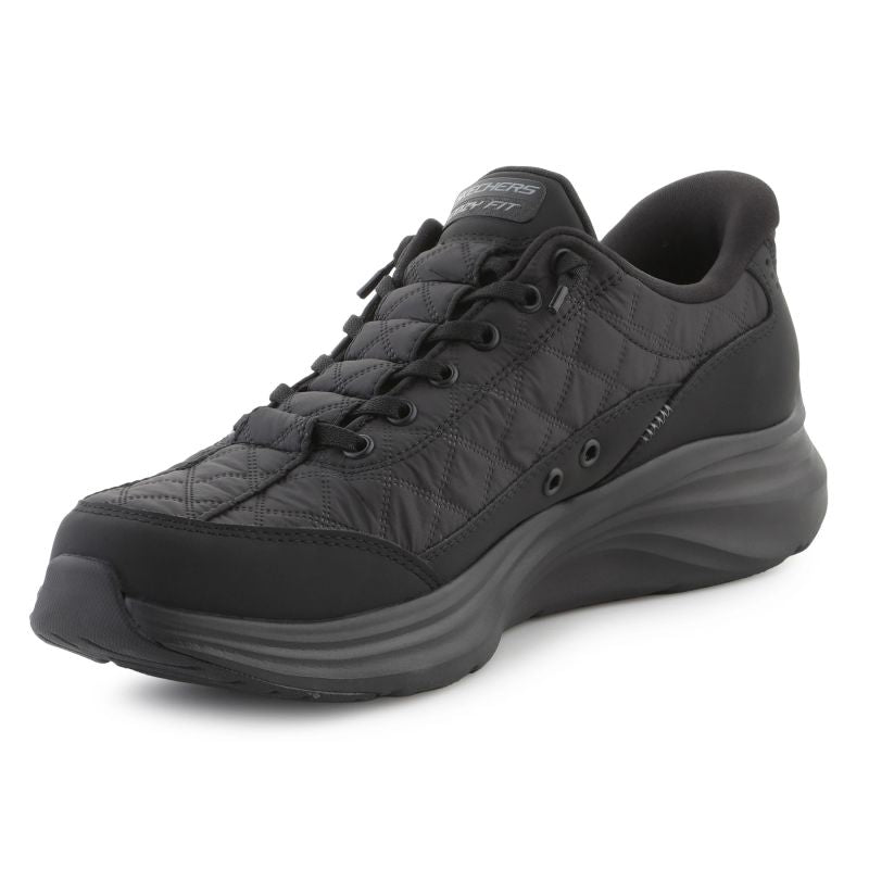 Skechers Slip-Ins: Contour Foam - Cozy 232619-BBK Black In preparation Your Sports Performance