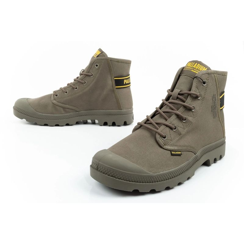 Palladium Men's Pampa Hi Dare II High Top Sneakers Olive In preparation Your Sports Performance