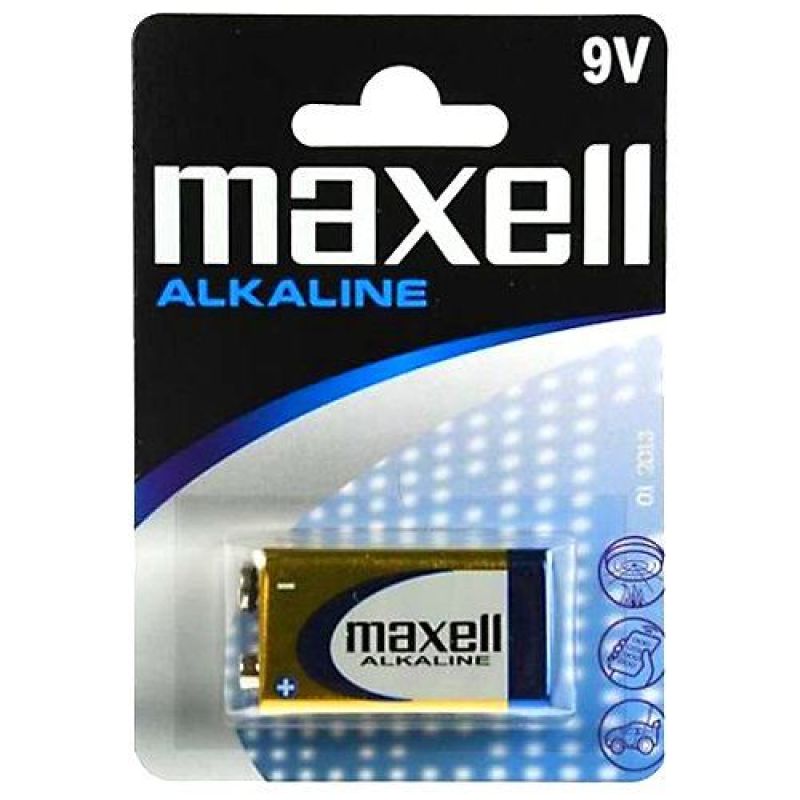 LR61 MAXELL 9V batteries blister 1 piece In preparation Your Sports Performance