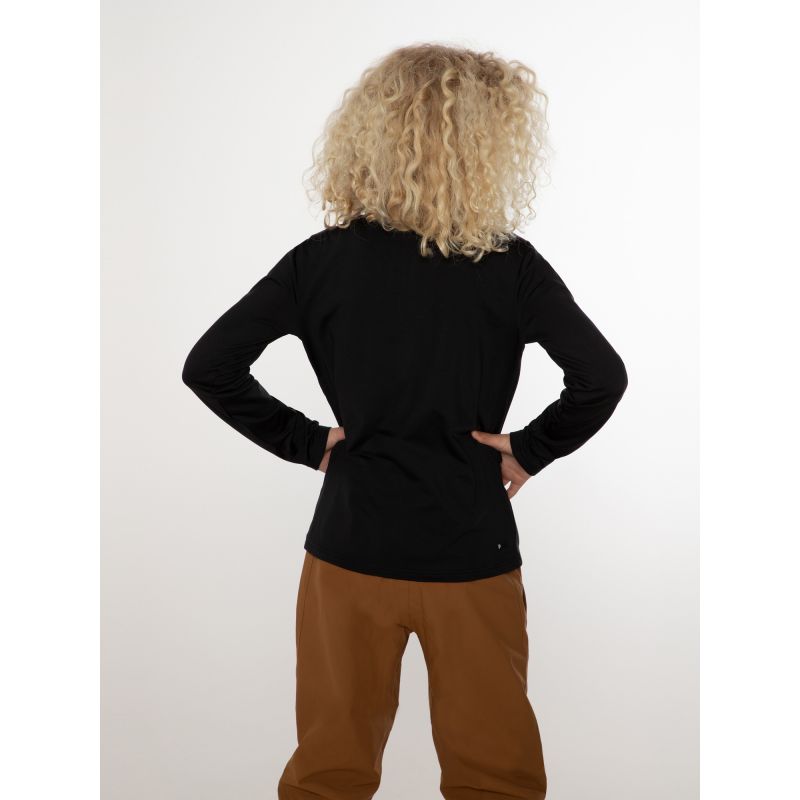 Protest Willowy Jr. Kids' Zip-Up Turtleneck Sweatshirt, Quick-Drying, Black (P3810300/290) In preparation Your Sports Performance