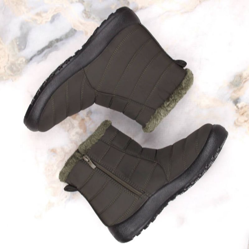 Potocki W WOL198A green insulated flat snow boots Footwear/Outdoor/Potocki Your Sports Performance