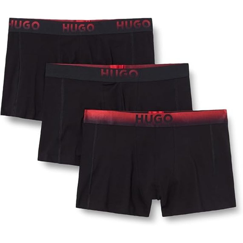 Hugo Triplet 3 Pack Men's Boxer Briefs Cotton Slim Fit Underwear (50549172-001)