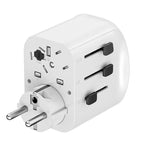 GEMBIRD UNIVERSAL GROUNDED TRAVEL ADAPTER 15W, WHITE Kable i adaptery/Adaptery, przejściówki Your Sports Performance