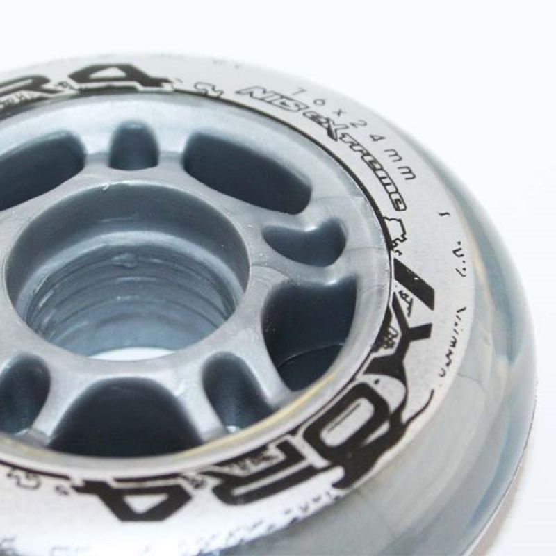 PU 76x24 82A TRANSPARENT WHEELS (4 pcs.) NILS EXTREME In preparation Your Sports Performance