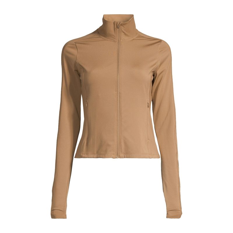 Women's CASALL Soft Touch Zip Jacket, green