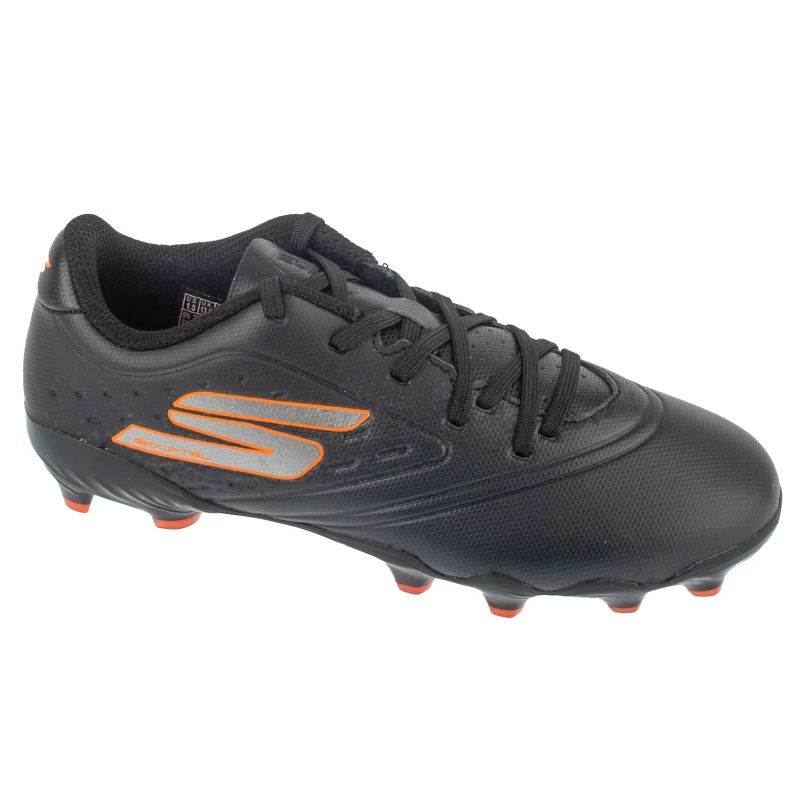Skechers Razor 1.5 Jr Youth FG 252060L-BKOR Black 33 In preparation Your Sports Performance