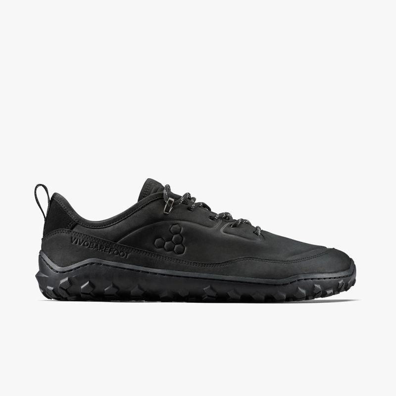 Vivobarefoot TRACKER LEATHER LOW WOMENS OBSIDIAN women's shoes (209534-03) To be categorized Your Sports Performance
