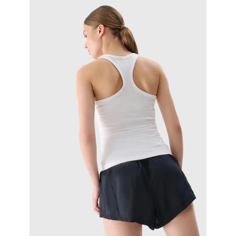 Women's slim plain top 4F 4FWMM00TSLEF124-10S *Kategoria tymczasowa Your Sports Performance