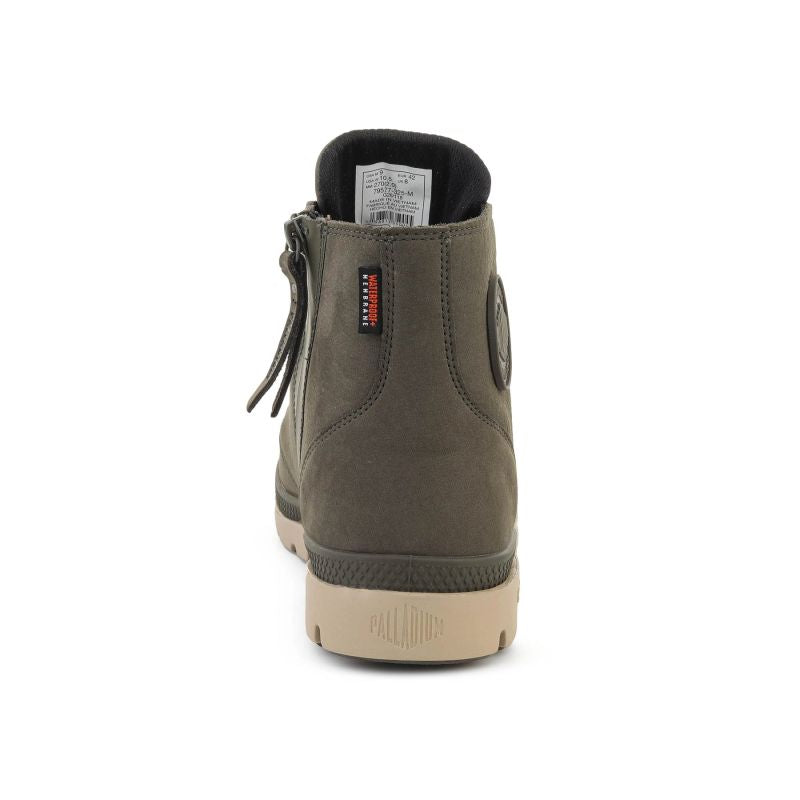 PALLADIUM PAMPA LITE+ ZIP WP+ OLIVE NIGHT 79577-325
