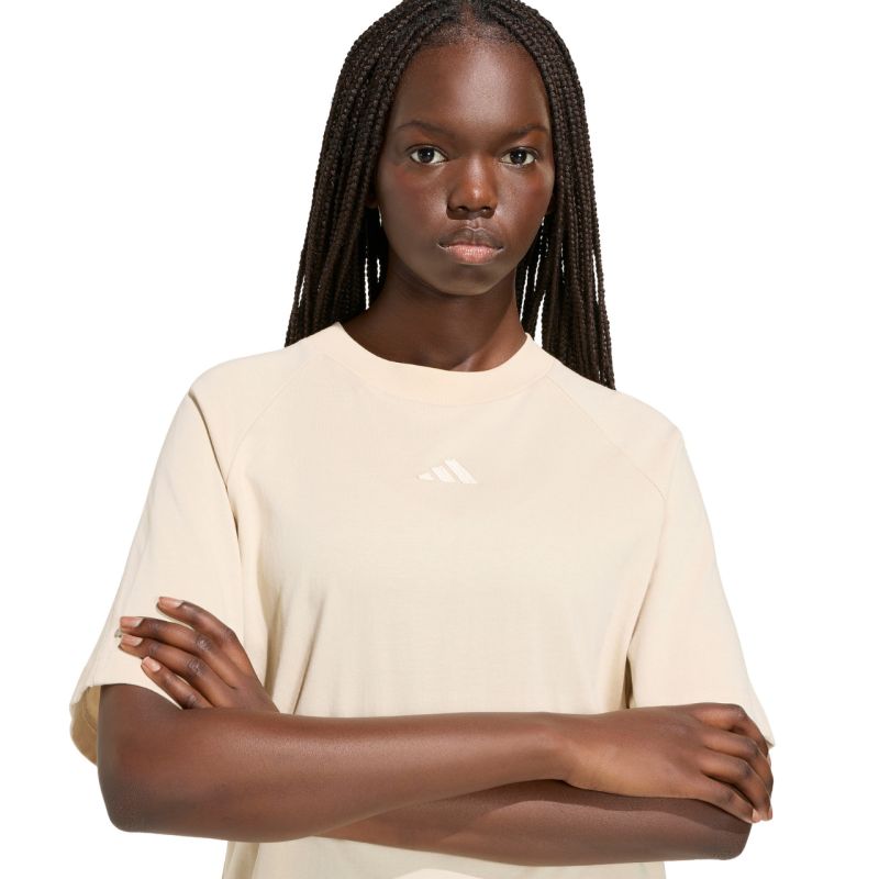 Women's adidas Kit Small Logo T-shirt cream KT0302