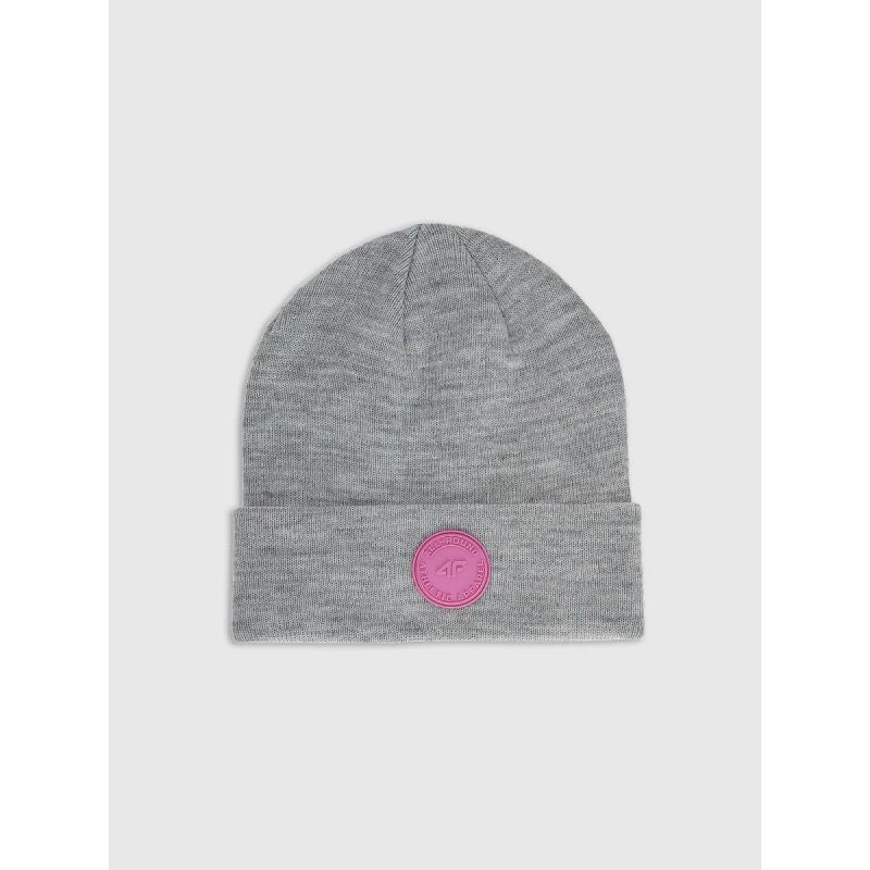 Girls' winter beanie hat 4F 4FJRAW25ACAPF0749-27M