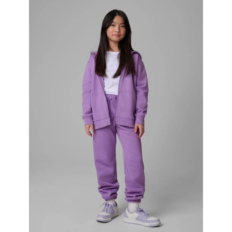 Girls' jogger sweatpants 4F 4FJRSS26TTROF1795-12S