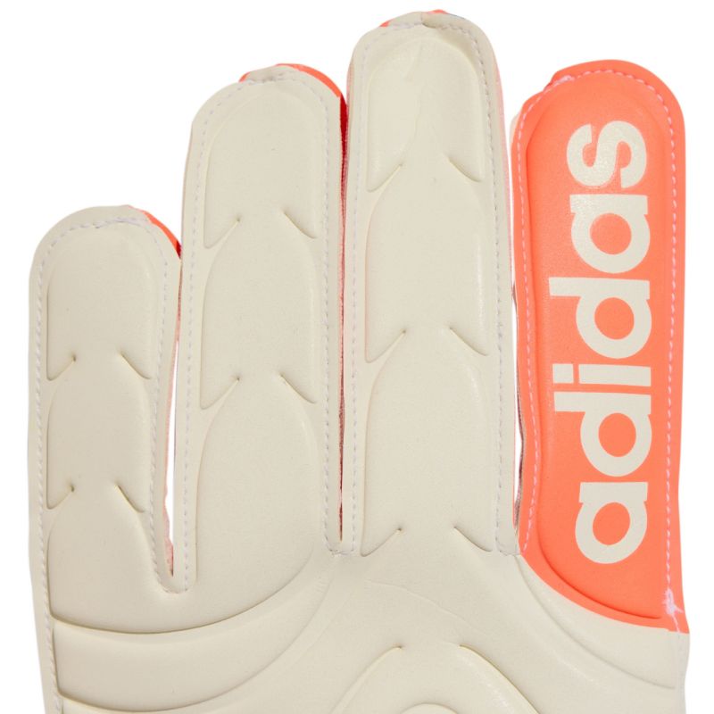 adidas Copa Glove Club goalkeeper gloves white and orange JN5339 adidas