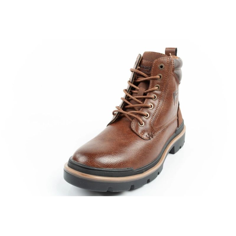 Wrangler Nevada men's shoes Chelsea boots elegant fashionable lace-up brown In preparation Your Sports Performance